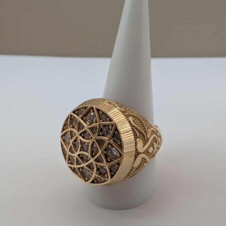 ANILLO SOLIDO ROSETTA PARA CABALLERO