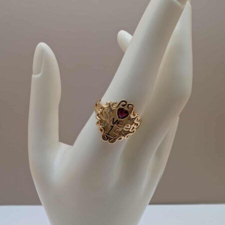 ANILLO SWEET 15 PARA QUINCEAÑERA