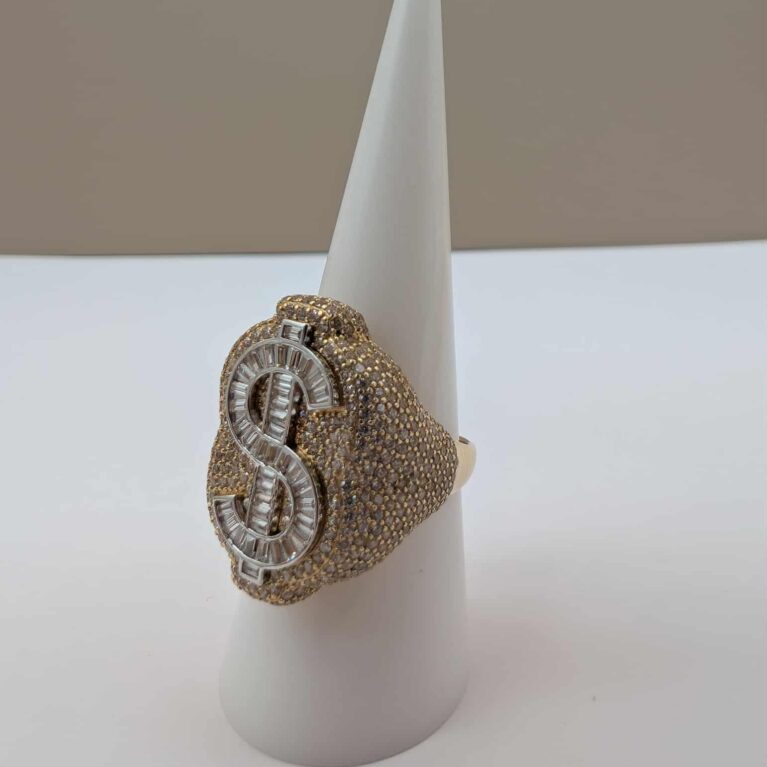 ANILLO CON SIMBOLO DE DINERO