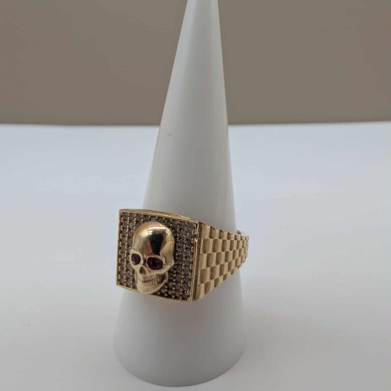 ANILLO DE CALAVERA PARA CABALLERO