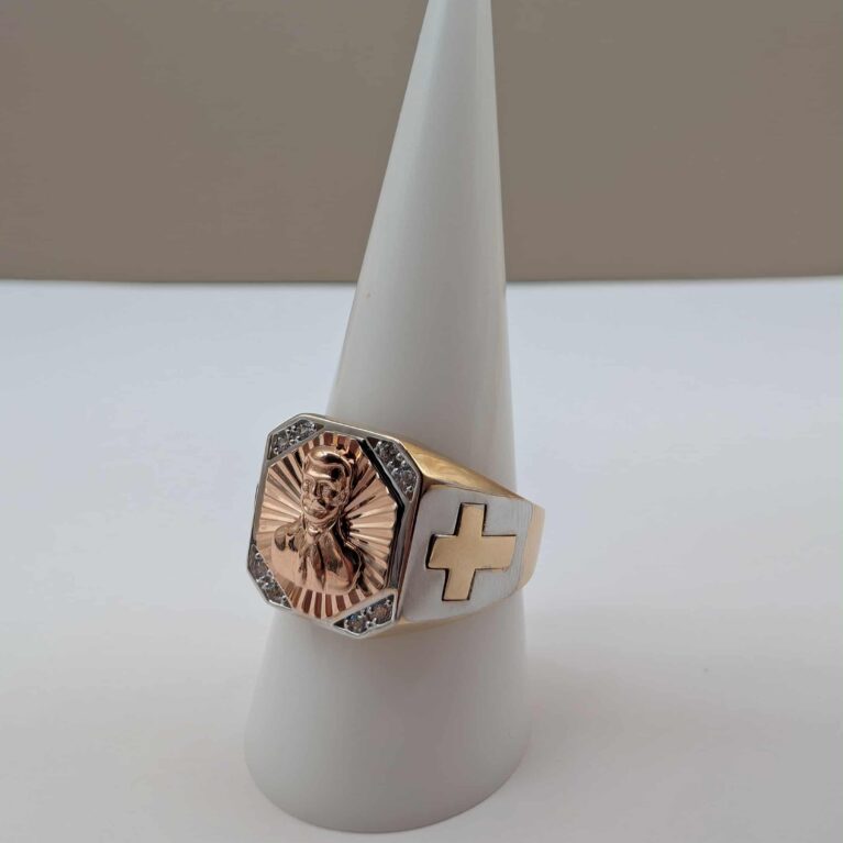 ANILLO DE VALVERDE EN 3 OROS